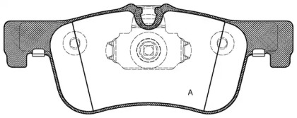 Комплект тормозных колодок OPEN PARTS BPA1478.10