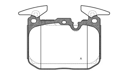 Комплект тормозных колодок OPEN PARTS BPA1491.00