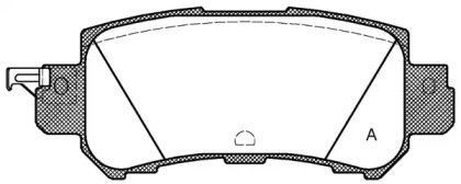 Комплект тормозных колодок OPEN PARTS BPA1507.00