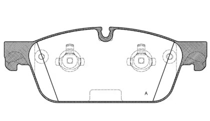 Комплект тормозных колодок OPEN PARTS BPA1511.00