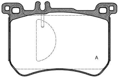 Комплект тормозных колодок OPEN PARTS BPA1533.00