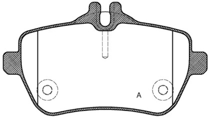 Комплект тормозных колодок OPEN PARTS BPA1535.00