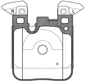 Комплект тормозных колодок OPEN PARTS BPA1539.00