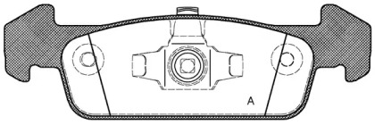 Комплект тормозных колодок OPEN PARTS BPA1540.10