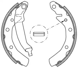 Комлект тормозных накладок OPEN PARTS BSA2032.00