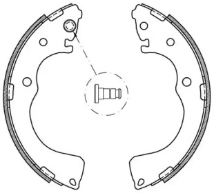 Комлект тормозных накладок OPEN PARTS BSA2091.00