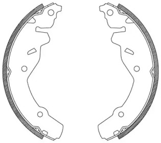 Комлект тормозных накладок OPEN PARTS BSA2106.00