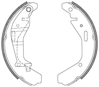 Комлект тормозных накладок OPEN PARTS BSA2112.00