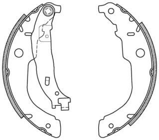 Комлект тормозных накладок OPEN PARTS BSA2119.00