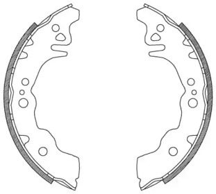 Комлект тормозных накладок OPEN PARTS BSA2127.00