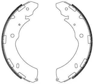 Комлект тормозных накладок OPEN PARTS BSA2129.00