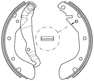 Комлект тормозных накладок OPEN PARTS BSA2138.00