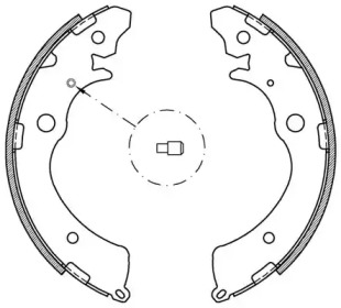 Комлект тормозных накладок OPEN PARTS BSA2143.00