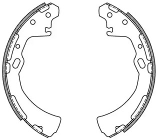 Комлект тормозных накладок OPEN PARTS BSA2144.00