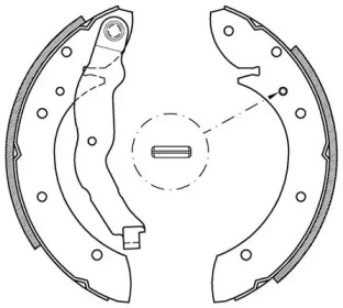 Комлект тормозных накладок OPEN PARTS BSA2148.00