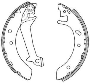 Комлект тормозных накладок OPEN PARTS BSA2170.00