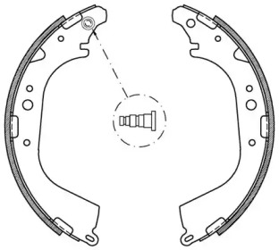 Комлект тормозных накладок OPEN PARTS BSA2175.00