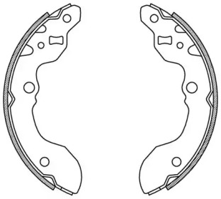 Комлект тормозных накладок OPEN PARTS BSA2178.00