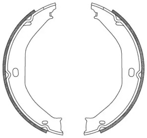 Комлект тормозных накладок OPEN PARTS BSA2183.00