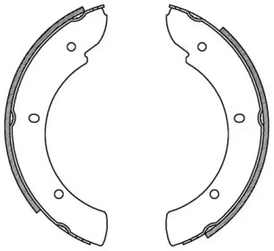 Комлект тормозных накладок OPEN PARTS BSA2193.00