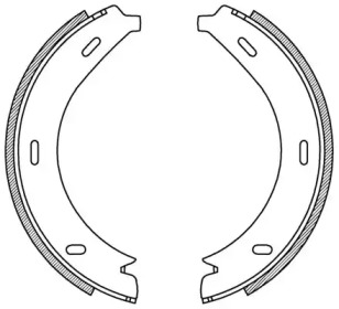 Комлект тормозных накладок OPEN PARTS BSA2195.00