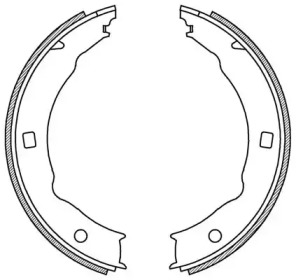 Комлект тормозных накладок OPEN PARTS BSA2199.00