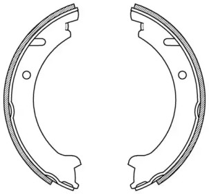 Комлект тормозных накладок OPEN PARTS BSA2203.00