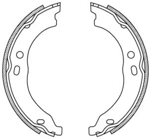 Комлект тормозных накладок OPEN PARTS BSA2221.00