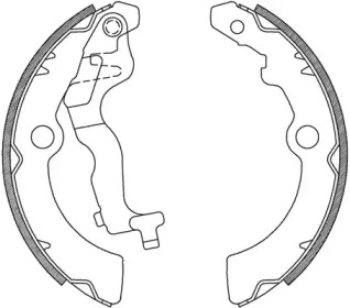 Комлект тормозных накладок OPEN PARTS BSA2236.00