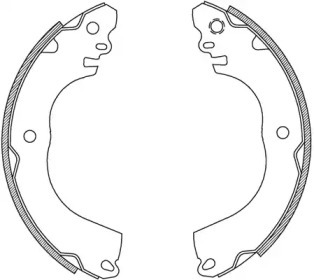 Комлект тормозных накладок OPEN PARTS BSA2238.00