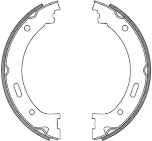 Комлект тормозных накладок OPEN PARTS BSA2239.00