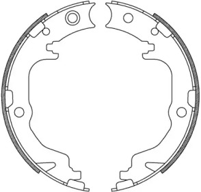 Комлект тормозных накладок OPEN PARTS BSA2247.00