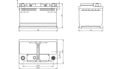 Аккумулятор OPEN PARTS BT073L3B.00