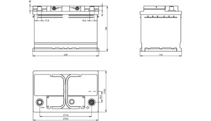 Аккумулятор OPEN PARTS BT074L3.00