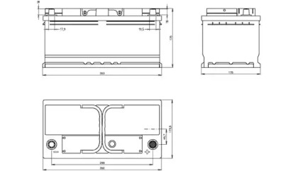 Аккумулятор OPEN PARTS BT100L5B.30