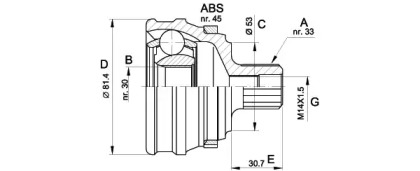 Шарнирный комплект OPEN PARTS CVJ5120.10