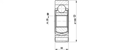 Шарнирный комплект OPEN PARTS CVJ5399.20