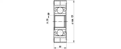 Шарнирный комплект OPEN PARTS CVJ5418.20