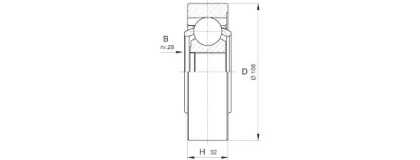 Шарнирный комплект OPEN PARTS CVJ5423.20