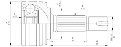  OPEN PARTS CVJ5616.10