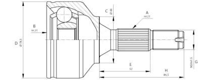 Шарнирный комплект OPEN PARTS CVJ5685.10