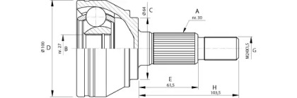 Шарнирный комплект OPEN PARTS CVJ5694.10