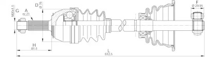 Вал OPEN PARTS DRS6135.00