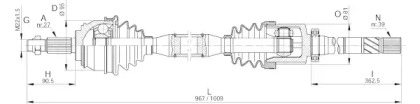 Вал OPEN PARTS DRS6242.00