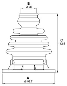 Комплект пыльника OPEN PARTS SJK7000.00