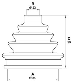 Комплект пыльника OPEN PARTS SJK7059.00