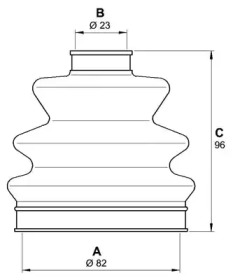 Комплект пыльника OPEN PARTS SJK7097.00