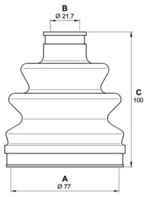 Комплект пыльника OPEN PARTS SJK7133.00