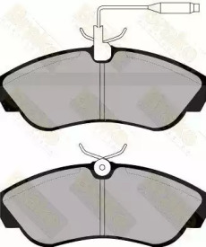 Комплект тормозных колодок, дисковый тормоз Brake ENGINEERING PA1043