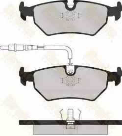 Комплект тормозных колодок, дисковый тормоз Brake ENGINEERING PA1064